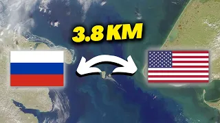 Distance Between US and Russia Is Only 2.5 Miles, So Why Are They 21 Hours Apart?