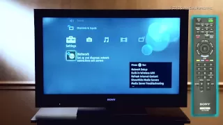 Como Conectar su Televisor Sony® con WiFi Integrado a Una Red Inalámbrica