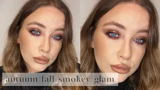 DARK AUTUMN/FALL SMOKEY GLAM | a warm bronzy autumn makeup look | maxine lee harris