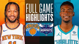 Game Recap: Knicks 113, Hornets 92
