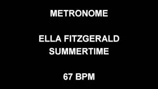METRONOME 67 BPM Ella Fitzgerald SUMMERTIME
