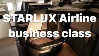 STARLUX airline A330neo  business class review and unboxing.