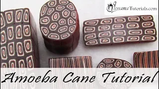 Easy Polymer Clay Cane: Amoeba Cane Tutorial