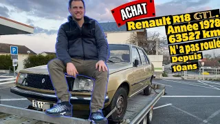 il trouve et achète cette Renault 18 de 1978