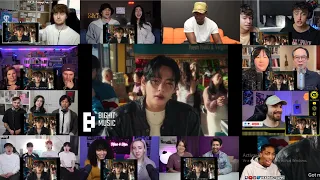 BTS (방탄소년단) V 'FRI(END)S' MV | Reaction Mashup