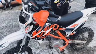 Обзор на питбайк Kayo TT125 YX125