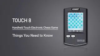 Vonset Touch 8 Electronic Chess Game Touch Chess Set QS Guide