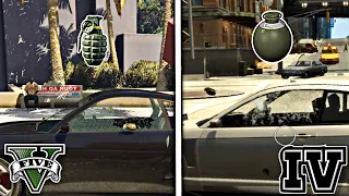 Is GTA IV Really Better Than GTA V ? 👽 (Detail And Physics Comparison) Part- 2