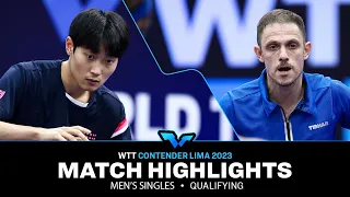 Cho Daeseong vs Ovidiu Ionescu | MS Qual | WTT Contender Lima 2023