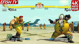 Rolento vs Rufus (Hardest AI) - Ultra Street Fighter IV