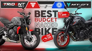 2022 Yamaha MT-07 vs Triumph Trident 660┃Best Budget Naked Bike Full Spec Comparison