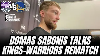 Domas Sabonis on Kings-Warriors rematch in NBA Play-In