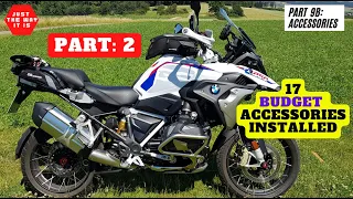 BMW R1250GS Accessories and Upgrades Part 2 of 2 ----- 17 Budget Accessories on Test ENG/DEU