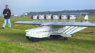 GIGANTIC RC SCALE FLYING BOAT DORNIER DO X / Faszination Modellbau Friedrichshafen 2016