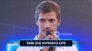 Un participante se animó a cantar y Guido quedó sorprendido