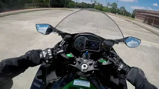 First time on the Kawasaki Ninja H2 SX SE