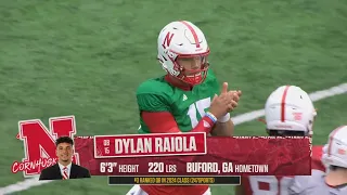 Dylan Raiola Nebraska Spring Game 2024