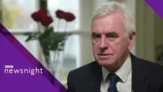 John McDonnell: 'I can't forgive Tories' INTERVIEW - BBC Newsnight