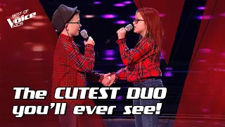 Duo Alfie and Eva sing "Photograph" by Ed Sheeran | The Voice Stage #1