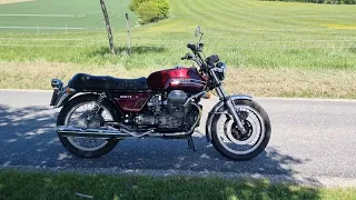 Moto Guzzi 850 T - Always a pleasure starting her