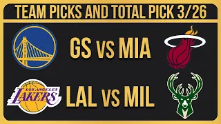 NBA Picks Today 3/26/2024 | NBA Bets Today NBA Predictions Today