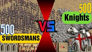 500 Knights vs Arabian Swordsmen: Epic Battle in Stronghold Crusader