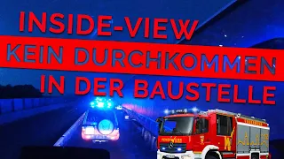 [INSIDE-VIEW | RETTUNGSGASSE] KEIN DURCHKOMMEN! | Einsatzfahrt zum Verkehrsunfall auf A7