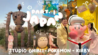 japan diary pt. 1 ♡ studio ghibli museum, pokemon sweets, kirby cafe