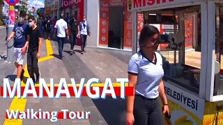 FULL REOPENING! MANAVGAT Antalya 14 June 2021 Walking Tour #623