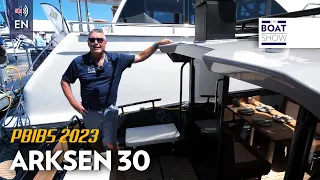 NEW ARKSEN 30 seen at the Palm Beach Boat Show 2023 - The Boat Show