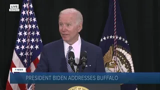 President Biden delivers remarks following the mass shooting in Buffalo