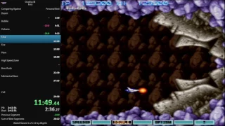 Gradius III SNES Easy RTA Speedrun in 28:16