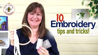 10 tips, tricks and hacks to make your hand embroidery easier!