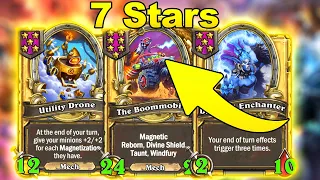 Triple Triple Golden Triple End Turn Effects 7 Stars Minions! | Christian Hearthstone Battlegrounds