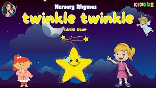 Twinkle Twinkle Little Star ⭐ | Animated Nursery Rhyme for Kids 🌙 | Kids Rhymes | Kidooz