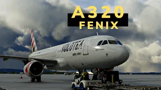 Flight simulator | A320 FENIX Marseille / Strasbourg | Volotea | Max Graphics | Cinematic