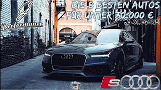 Die 8 besten AUTOS je Kategorie, die man sich kaufen sollte für unter 30.000 € | G Performance