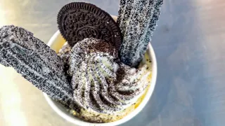 더울 때도 추울때도 역시 아이스크림 츄러스│오레오 츄러스│Oreo Churros with Ice Cream │Korean Street Food