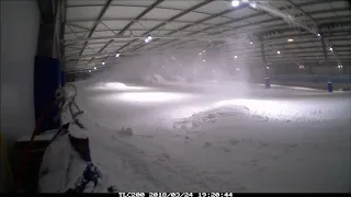 Indoor snowmaking in perfection