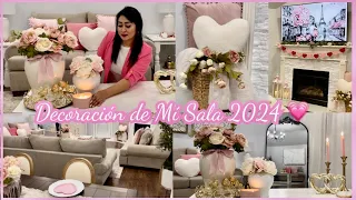 DECORACION de Mí SALA 2024 💖|| SAN VALENTÍN iDEAS PARA DECORAR SALA 2024💗