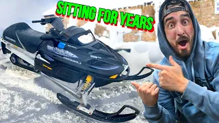 Reviving DEAD Ski Doo MXZ LEGEND 550 Snowmobile!! (Very Strange)