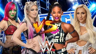 Bianca Belair and Charlotte Flair Vs Alexa Bliss and Asuka - Epic Battle - WWE 2k22 GamePlay