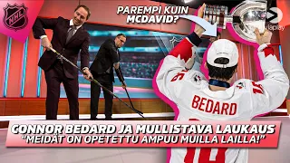 Tuleva supertähti Connor Bedard | Mullistava laukaus laittoi Nemon ja Jusan ihmettelemään