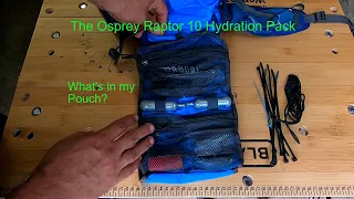 What I Carry in my Osprey Raptor 10 Hydration Pack for Mountain Biking