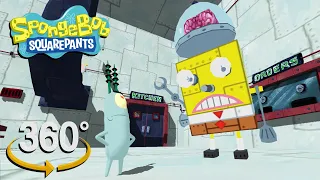 Spongebob Squarepants! - 360° ROBOT SPONGEBOB! - (The First 3D VR Game Experience!)
