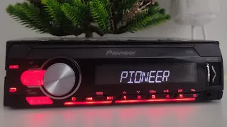 Pioneer MVH-S110UB с установленным Bluetooth модулем.