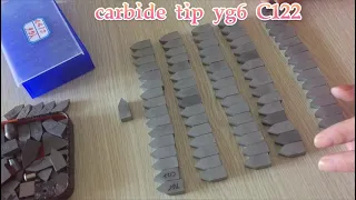 carbide brazed tool C122 YG6 for cutting hard metal#carbide