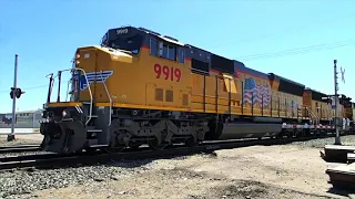 Tons of Union Pacific Freight Trains at the Stockton Diamonds. On Aug 6, 2016