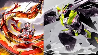 [Kamen Rider] Main Riders' Giant Killer Techniques - Mecha forms, Rider Machines, Summons, Mechs
