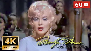 Marilyn Monroe 4K Colorized / AI Restored - I Wanna Be Loved By You - 1959